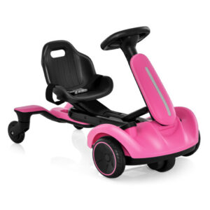 6V Kids Ride on Drift Car with 360?° Spin and 2 Adjustable Heights-Pink - Color: Pink