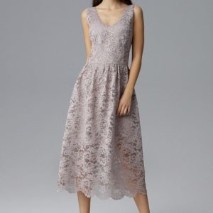 beige - Evening dress model 126207 Figl