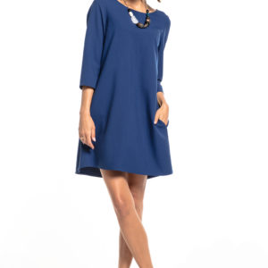 navy blue - Daydress model 148185 Tessita