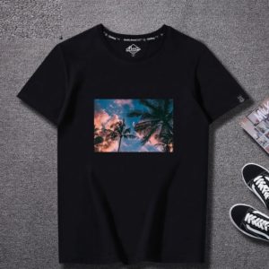 T-shirt Men''s Fashion Short Sleeve Harajuku Cotton Loose