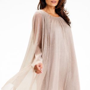 beige - Evening dress model 189433 awama