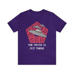 Purple - S - The Truth Is Out There Unisex Cotton T-Shirt