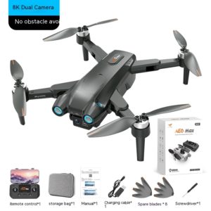 Color: Black, format: Dual Electric Version - HD Aerial Photography GPS Brushless Motor Four-axis