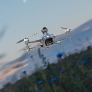 Color: No Obstacle Avoidance Version, format: Original 3 Batteries - UAV 4K Aerial Photography Three-kilometer Digital Image Transmission Three-axis Brushless PTZ
