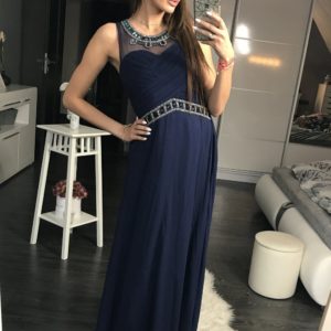 navy blue - Long dress model 105272 YourNewStyle