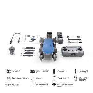 Color: Obstacle Avoidance Version, format: Original 1 Battery - UAV 4K Aerial Photography Three-kilometer Digital Image Transmission Three-axis Brushless PTZ