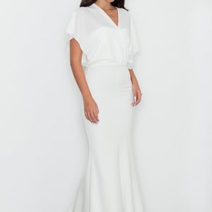 beige - Long dress model 111034 Figl