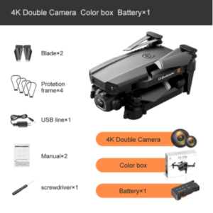 style: Set 4 - LSRC-XT6 dual-lens aerial fixed-height quadcopter