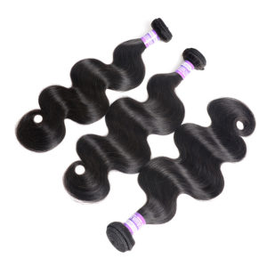 Model: 28, Color: Black - 100g human hair weaves body wave hair weft