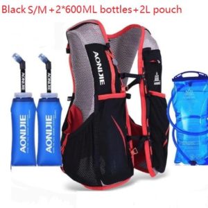 Color: Bag S M 2pcs 600ml BTL 2L - Running Water Bag Backpack Sports Vest