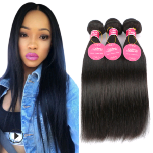 Color: Natural color, Size: 24inch - Real human hair straight wave human hair hair curtain natural color wig hair extension