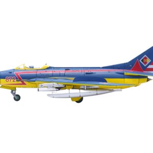 Mikoyan-Gurevich MiG-19S Farmer C Fighter Aircraft "1 Staffel/JG-3. Preschen." 5th World Aerobatic Championships (1968) "Wing" Series 1/72 Diecast Model by Panzerkampf