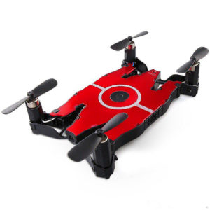 Color: Red - JJRC JJR / C H49 SOL Ultrafine Wifi FPV Selfie Drone 720P Camera Automatic Folding Arm Maintenance Altitude Quadcopter to Remote Control VS H37 H47 E57
