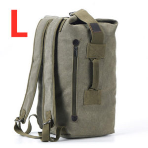 Color: A Army green, Size: Big - Are large travel backpack backpack men outdoor sports bag Canvas Shoulder Bag man