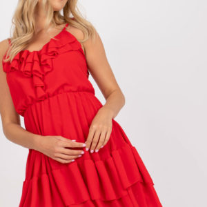 red - Daydress model 166873 Och Bella