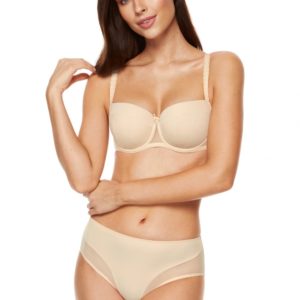 beige - Padded bra model 179217 Gorteks