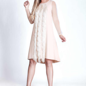 beige - Evening dress model 184208 Marselini
