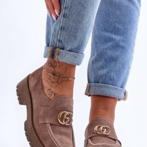 beige - Heeled low shoes model 186416 Step in style