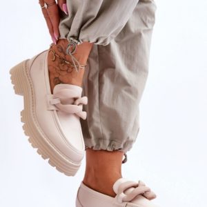 beige - Mocassin model 190182 Step in style