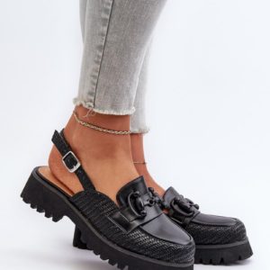 black - Heel sandals model 195553 Step in style