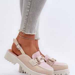 beige - Heel sandals model 195556 Step in style