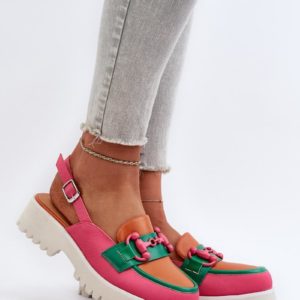 Heel Sandals Step in Style - Orange