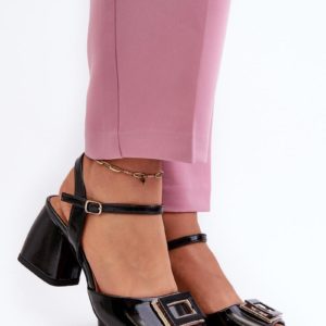black - Heel sandals model 196646 Step in style