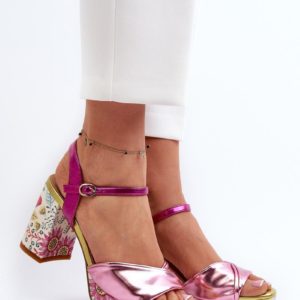 pink - Heel sandals model 196971 Step in style