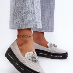 Mocassin Step in Style - Grey