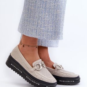 beige - Mocassin model 197162 Step in style