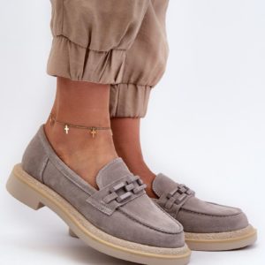 Mocassin Step in Style - Grey