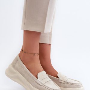 beige - Mocassin model 197811 Step in style
