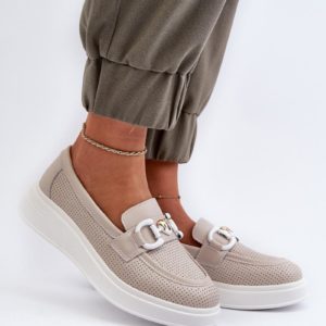 beige - Mocassin model 197814 Step in style