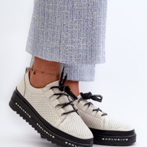 beige - Low Shoes model 198009 Step in style