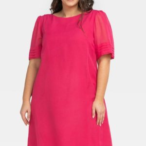 pink - Plus size dress model 198153 Karko