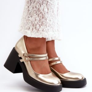 yellow - Heel pumps model 198522 Step in style