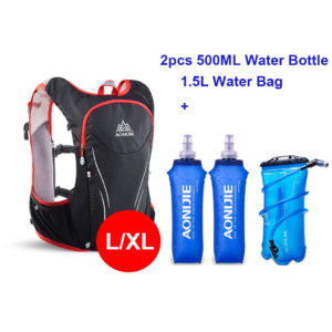 Color: D set, Size: L XL - Cross country bag running water bag backpack