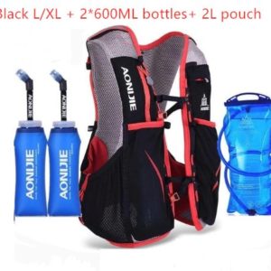 Color: Bag LXL 2pcs 600ml BTL 2L - Running Water Bag Backpack Sports Vest