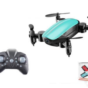 Color: Blue1, Model: Fixed version - Teeggi T10 Mini Drone With Camera Foldable WiFi FPV RC Quadcopter Headless Mode Altitude Hold VS S9 Micro Pocket Selfie Dron
