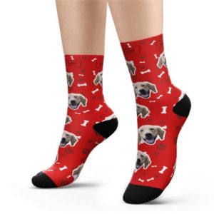 Color: RedM - Custom Socks of Standard Size around 40cm