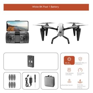 style: C Style, format: Equipped With Three Batteries - Full Set Of Alloy KS66 UAV Outdoor Sports Aerial Remote-control Smart Toys