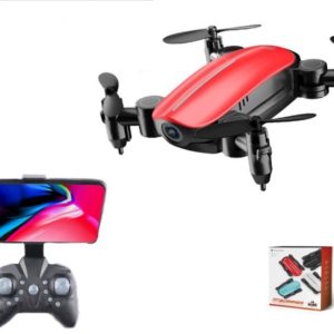 Color: Red, Model: 30W wifi - Teeggi T10 Mini Drone With Camera Foldable WiFi FPV RC Quadcopter Headless Mode Altitude Hold VS S9 Micro Pocket Selfie Dron