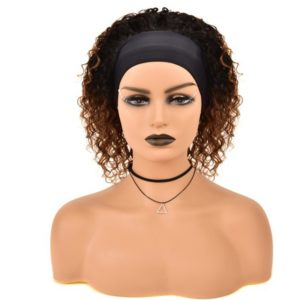 Color: Ten inches - Reality Wig Hair With Headgear