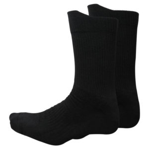 Color: Black, Quantity: 3pairs - Functional protective sports socks football basketball socks