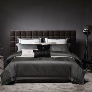Pattern: 3 Colors, Dimensions: 220x240cm - Cotton Four-piece Jacquard Beddings Pure Cotton Bed Sheet Duvet Cover