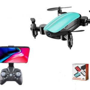 Color: Blue, Model: 1080p wifi - Teeggi T10 Mini Drone With Camera Foldable WiFi FPV RC Quadcopter Headless Mode Altitude Hold VS S9 Micro Pocket Selfie Dron