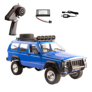 Color: Blue, Number of batteries: one - Manu MN78 Full Scale 112 Simulation Remote Control Rock Crawler RC Model