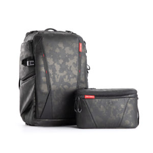 Color: Camouflage gold - Backpack Single Shoulder Set SLR Camera Outdoor Storage Photo Bag
