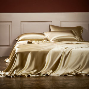 Pattern: Tulip, Size: 200x230-Flat sheet, Specification:  - 25 Pound Silk Four Piece Set Of Silk