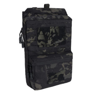 Color: All Terrain Black Camouflage - Tactical Vest 2L Water Bag Outdoor